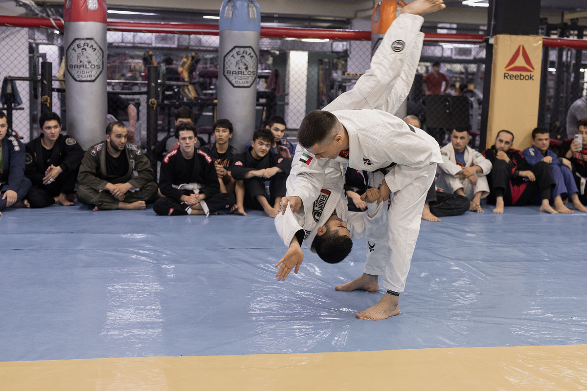 Получение нового пояса по бразильскому джиу-джитсу у Руслана Якубова