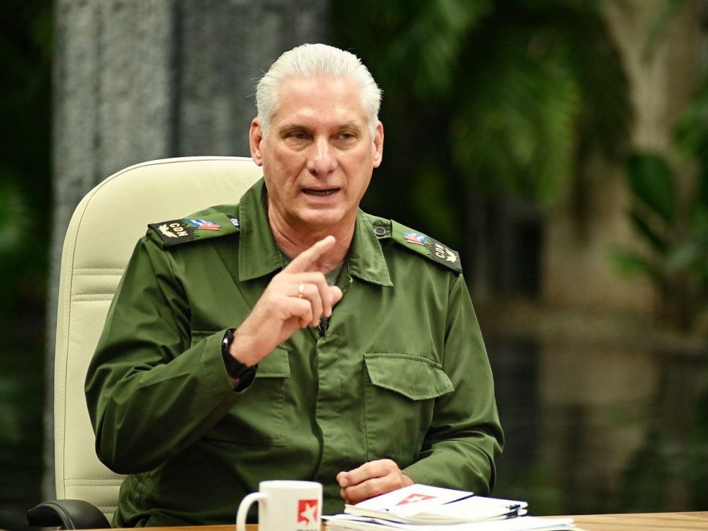    Президент Кубы Мигель Диас-Канель Бермудес. Фото из официального тг-канал.