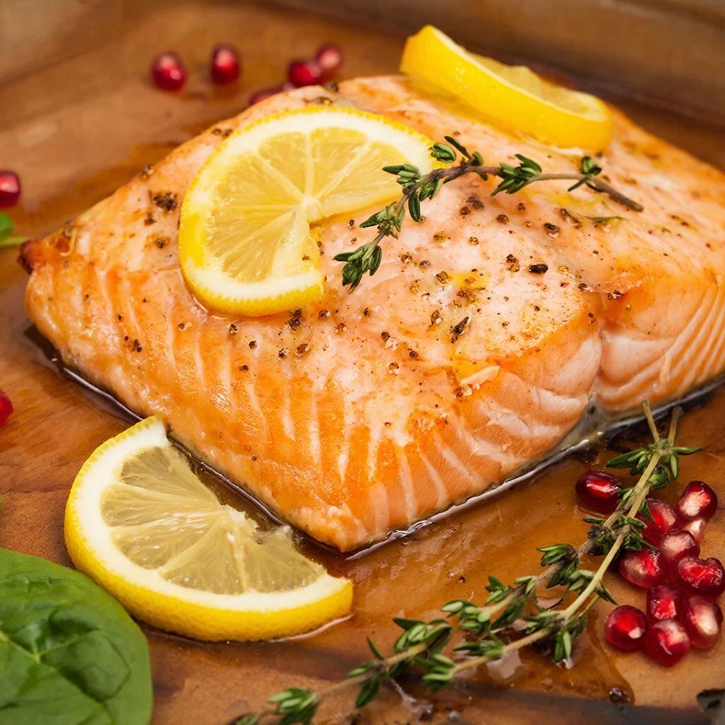 Лосось в духовке