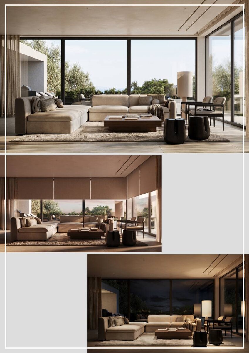 Дизайн-проект кухни-гостиной частного дома в Португалии