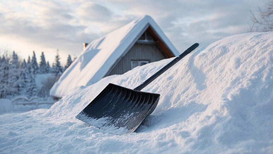     Мужчина упал и проткнул челюсть черенком лопаты во время чистки снега РЕН ТВ