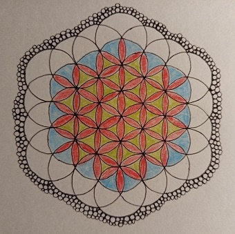 Иллюстрация "Цветок Жизни". Работа автора