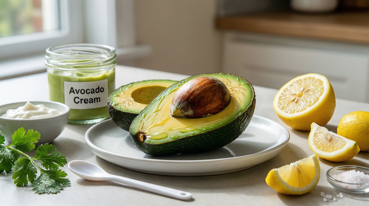 Крем из авокадо