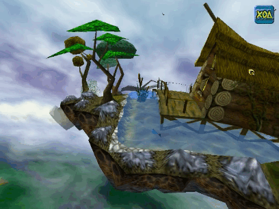 В 2001 г. я был почти поражен этим ощущением высоты, когда камера выхватывала размытые пейзажи под островами. Графика была довольно неплохая для своего времени. Еще и сделана была игра, если не соврать, на собственном движке.