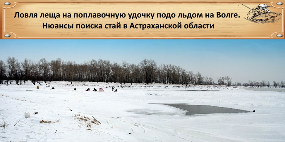 Ловля леща на поплавочную удочку подо льдом на Волге. Нюансы поиска стай в Астраханской области