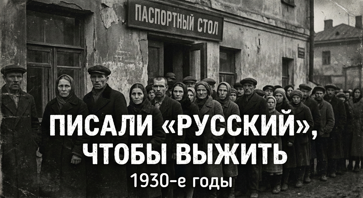 Смена фамилии и нации была единственным способом скрыться от репрессий и получить хлебные карточки.