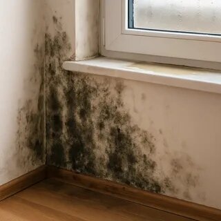 Плесень, мокрые углы. Фото получено из открытых социальных сетей.