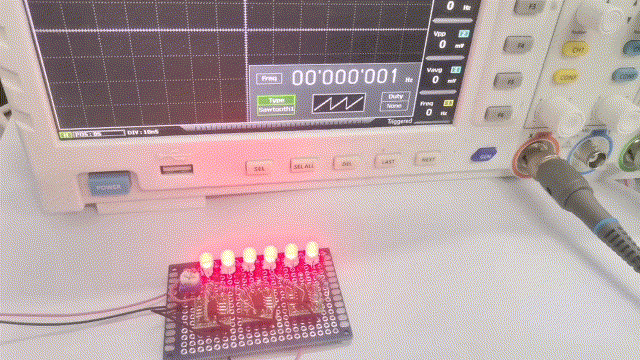 "Пила" в 1 Герц. Работает. 