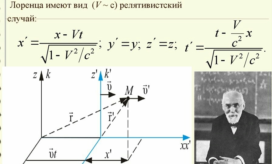 Некоторые вопросы относительно преобразований Лоренца и "теории относительности".