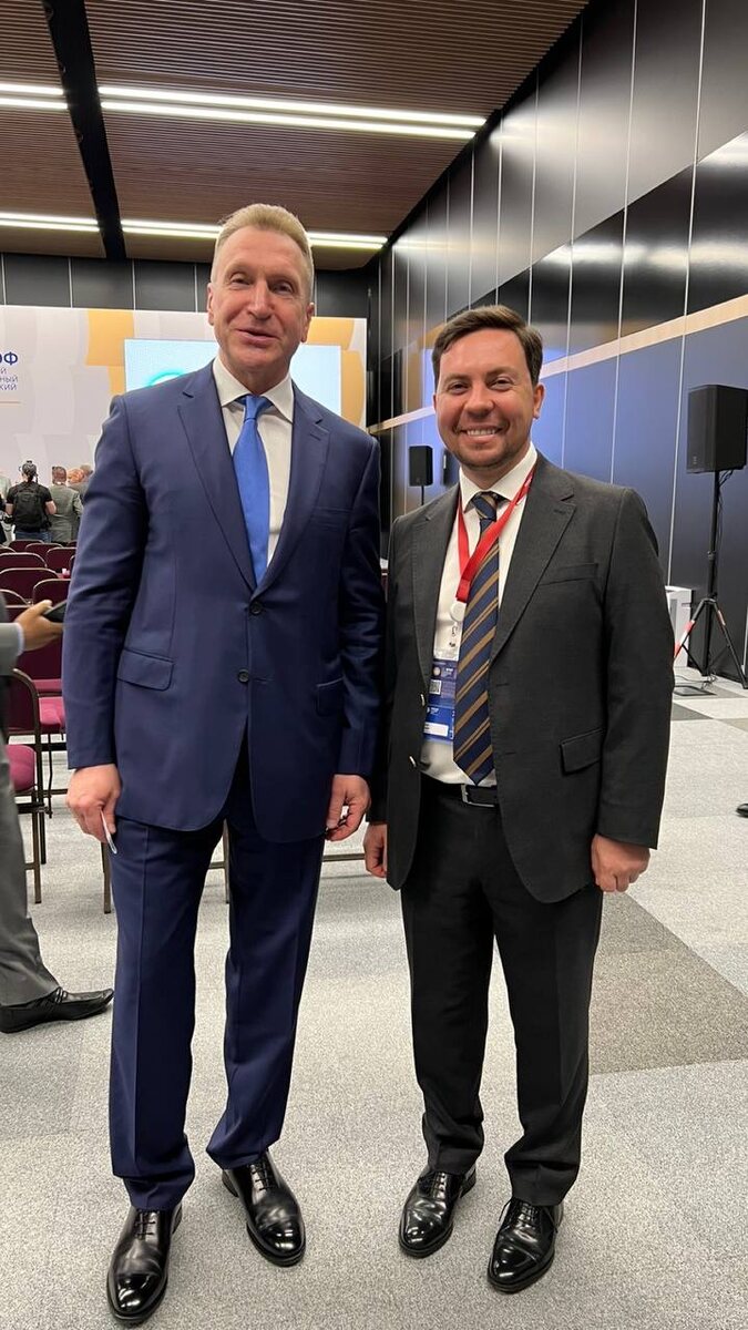 Игорь Шувалов и Павел Семин