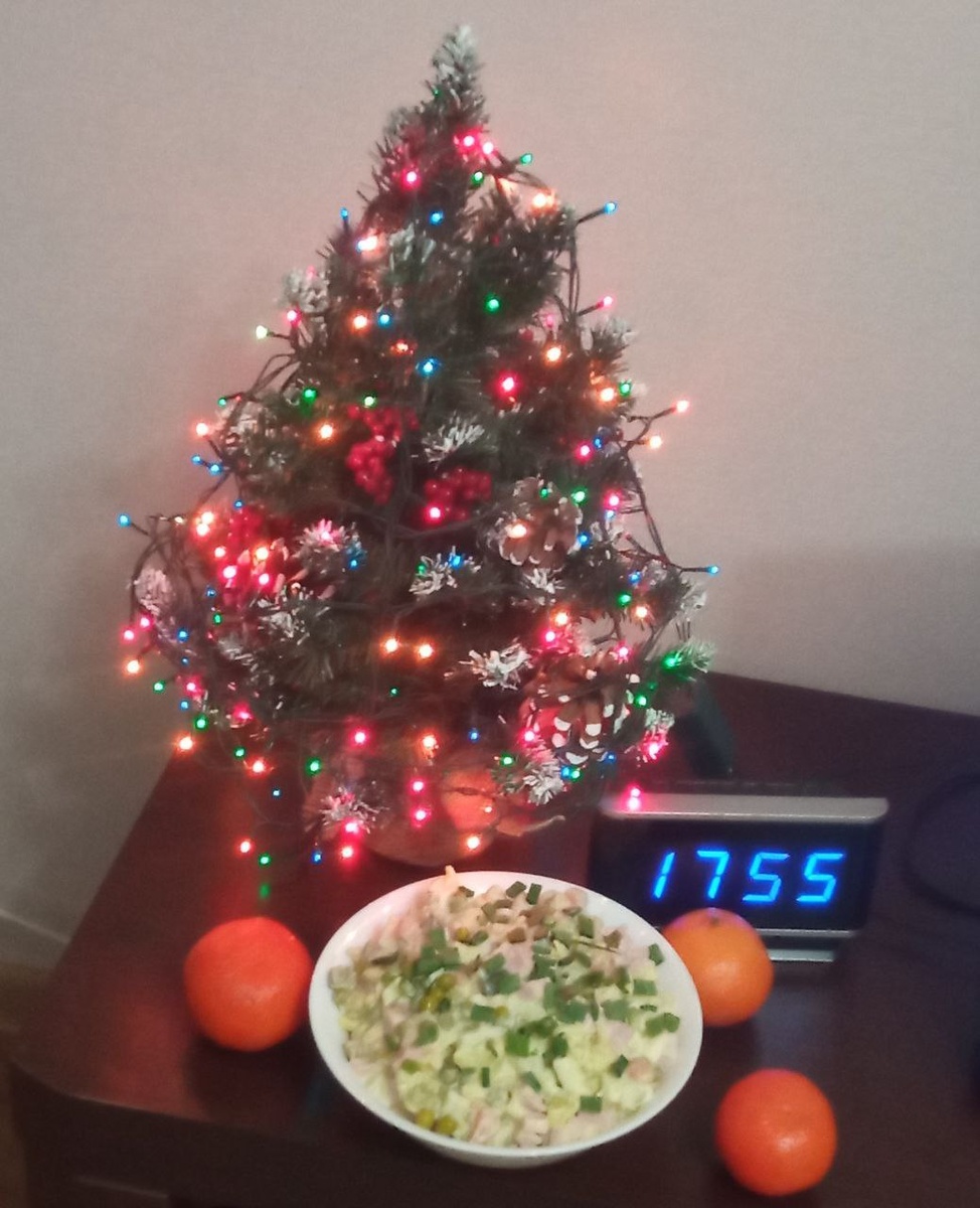 Салат "  0ливье "