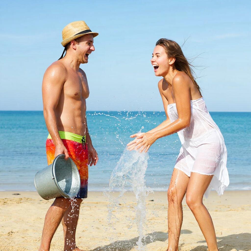 "Жизнь полна неожиданных моментов, главное уметь радоваться каждому из них, даже если это ведро холодной воды."