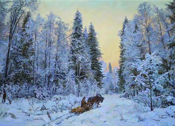 Вечер в лесу