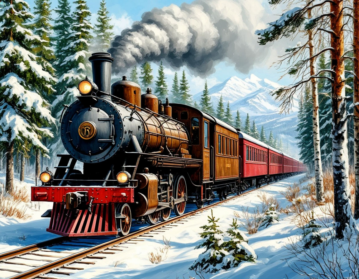 Имперский запас России в вагонах поезда на Транссибирской магистрали.