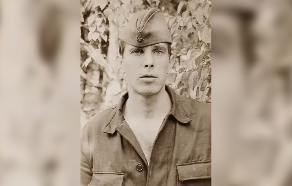 Андрей Болтнев во время службы в армии.