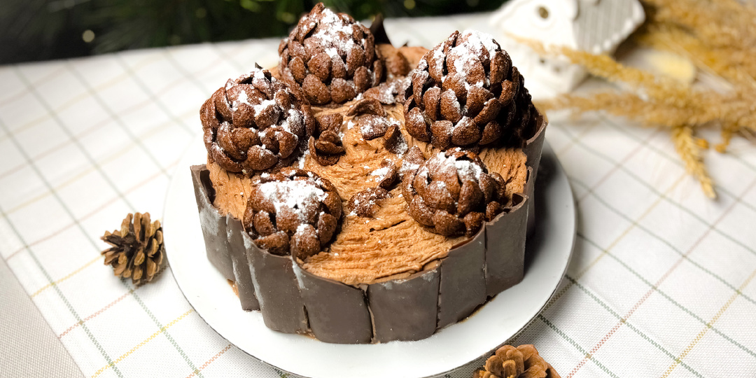 Торт "Рождественское полено"