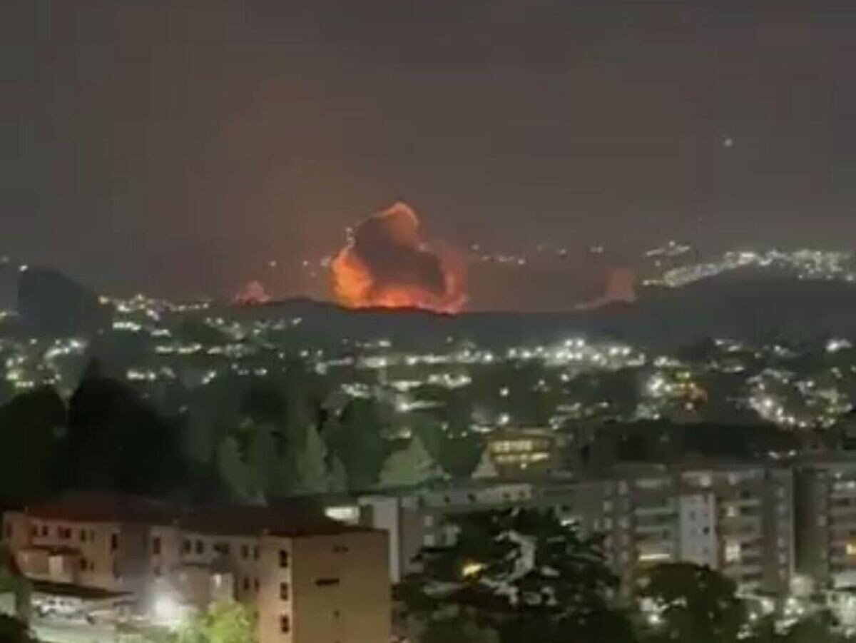    Взрыв в Каракасе | © Кадр видео из соцсетей