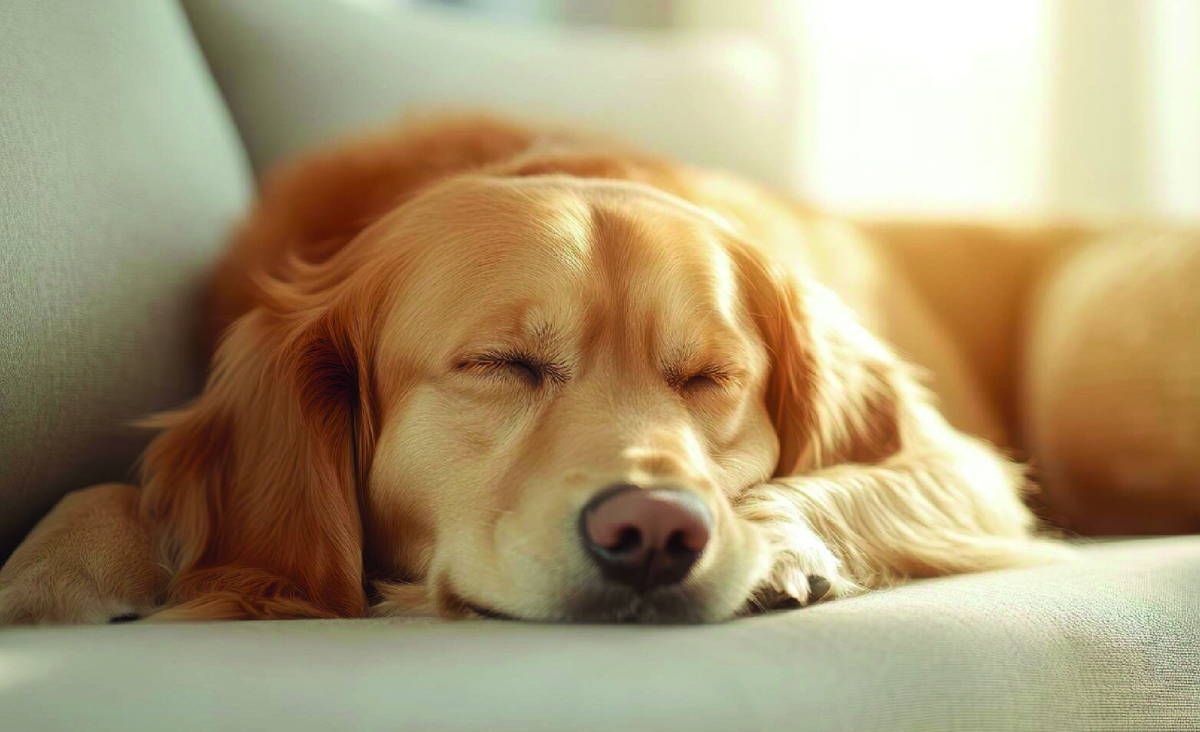 Домашние собаки много спят. Фото: Vecteezy.com, Panisa Poolpol.