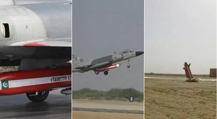 ВВС Пакистана успешно испытали крылатую ракету воздушного базирования «Таймур» с дальностью полета 600 км. Фото: ВВС Пакистана