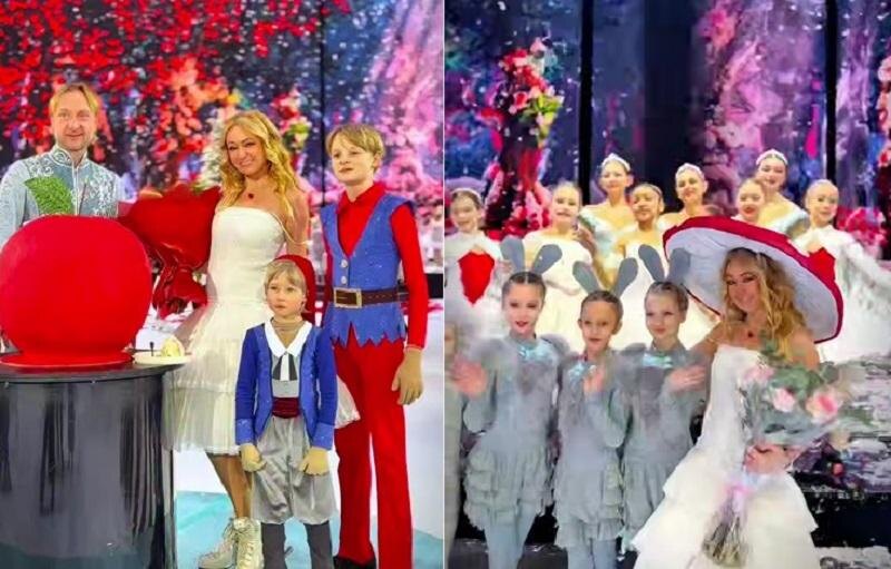     Коллаж «Новости Ру». Скриншоты с видео Е. Плющенко  Фотография взята из открытых источников.