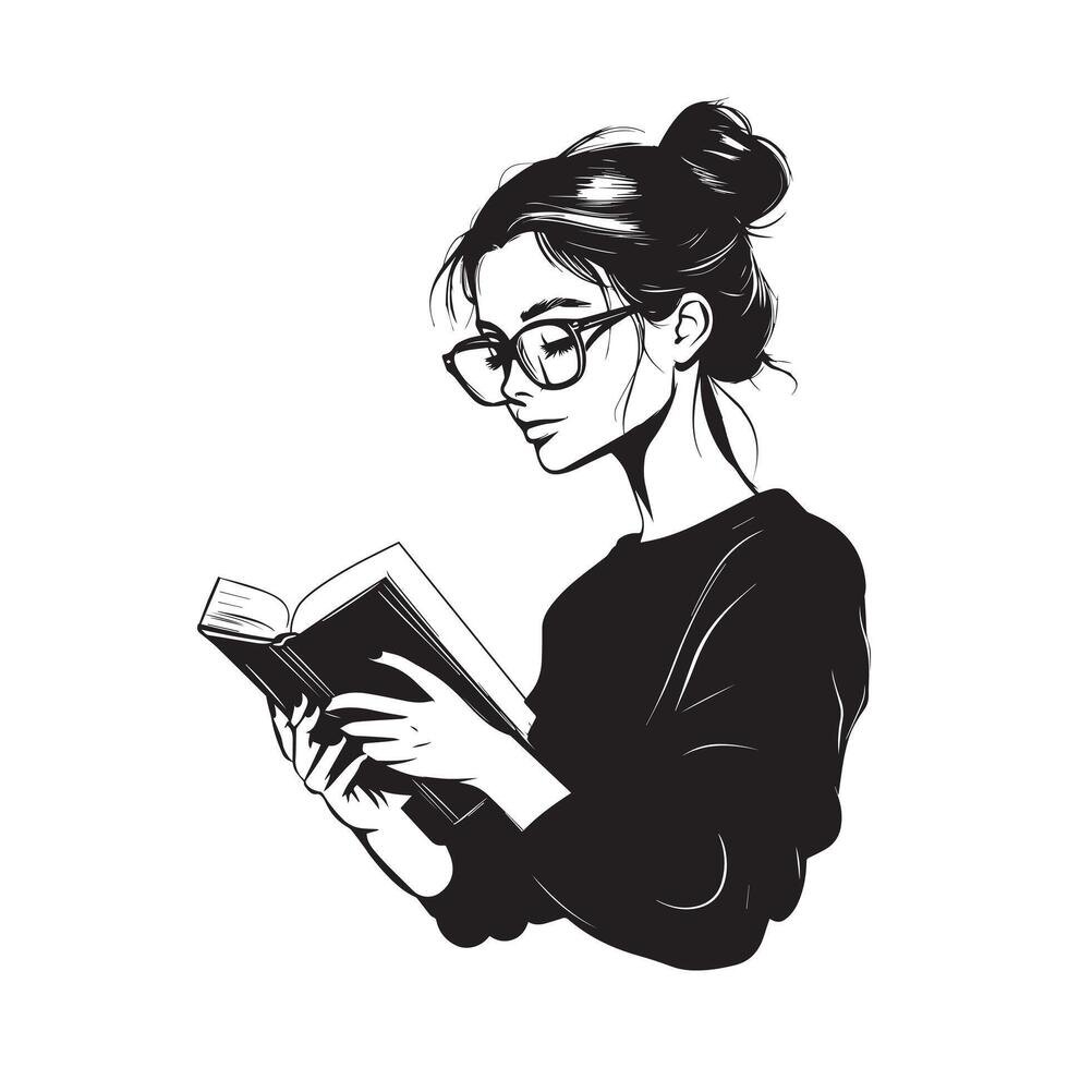  рисунок :https://www.vecteezy.com/vector-art/52970740-art-of-reading-woman-silhouette-with-book