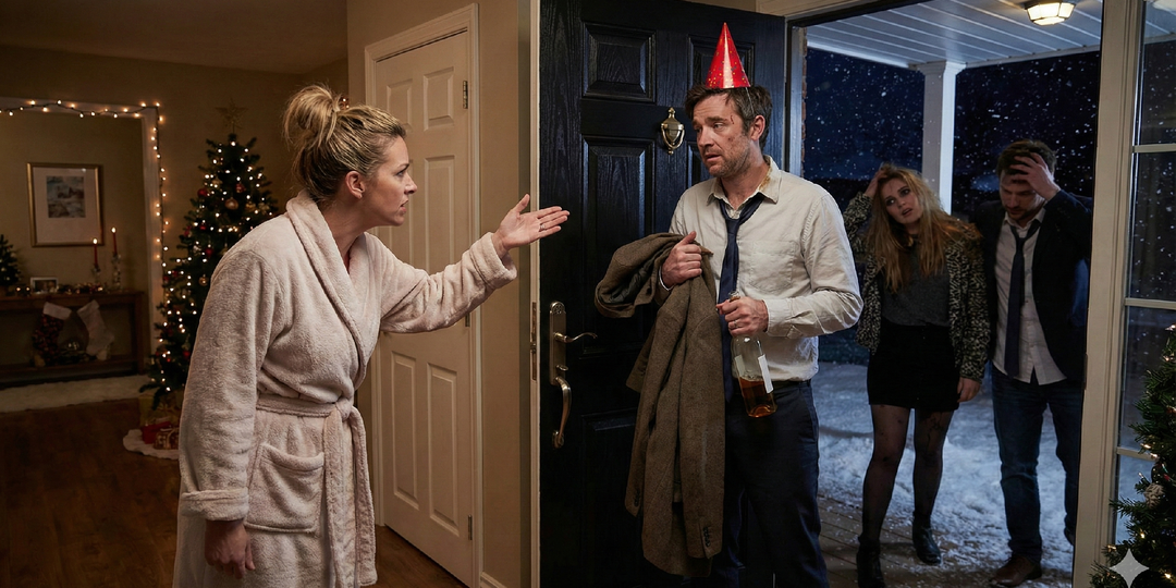 Выгнала мужа и его пьяную свиту в новогоднюю ночь