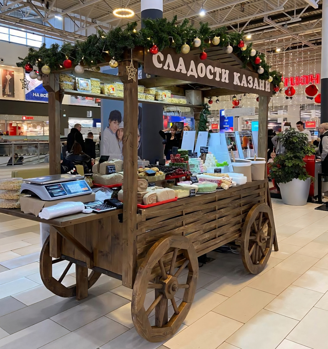 В декабре отправили в Казань непростую в исполнении телеги. Клиентка в восторге:)