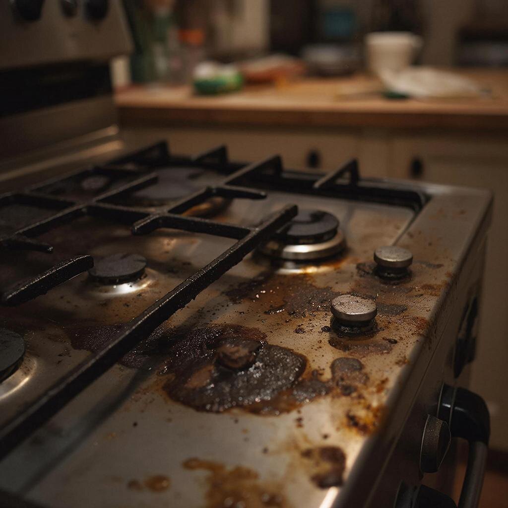 Оставлять такой нагар на ночь — крупный авторский подарок «закоптить» атмосферу в доме.