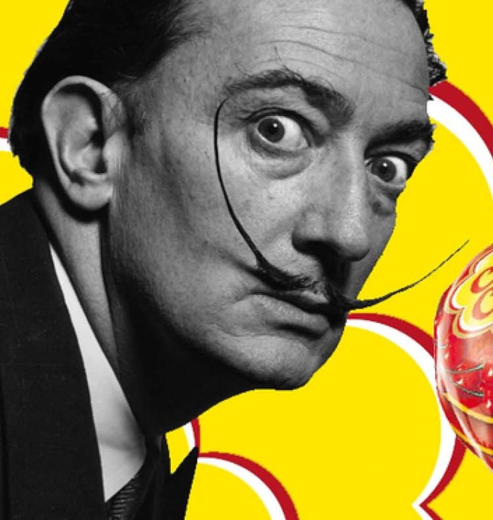    Сальвадор Дали - автор дизайна обертки Чупа-чупс.