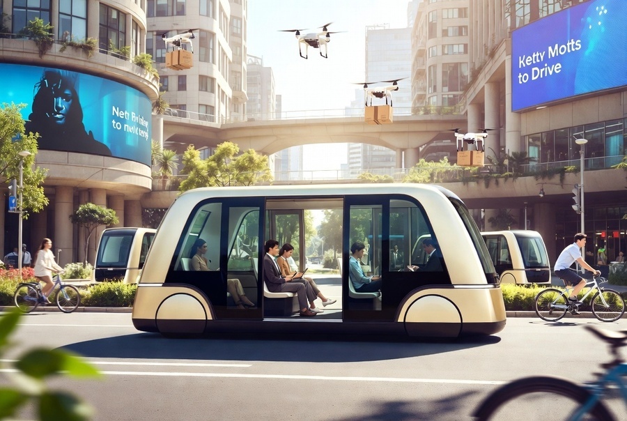    Массовое внедрение беспилотной городской мобильности откладывается…до мирного времени