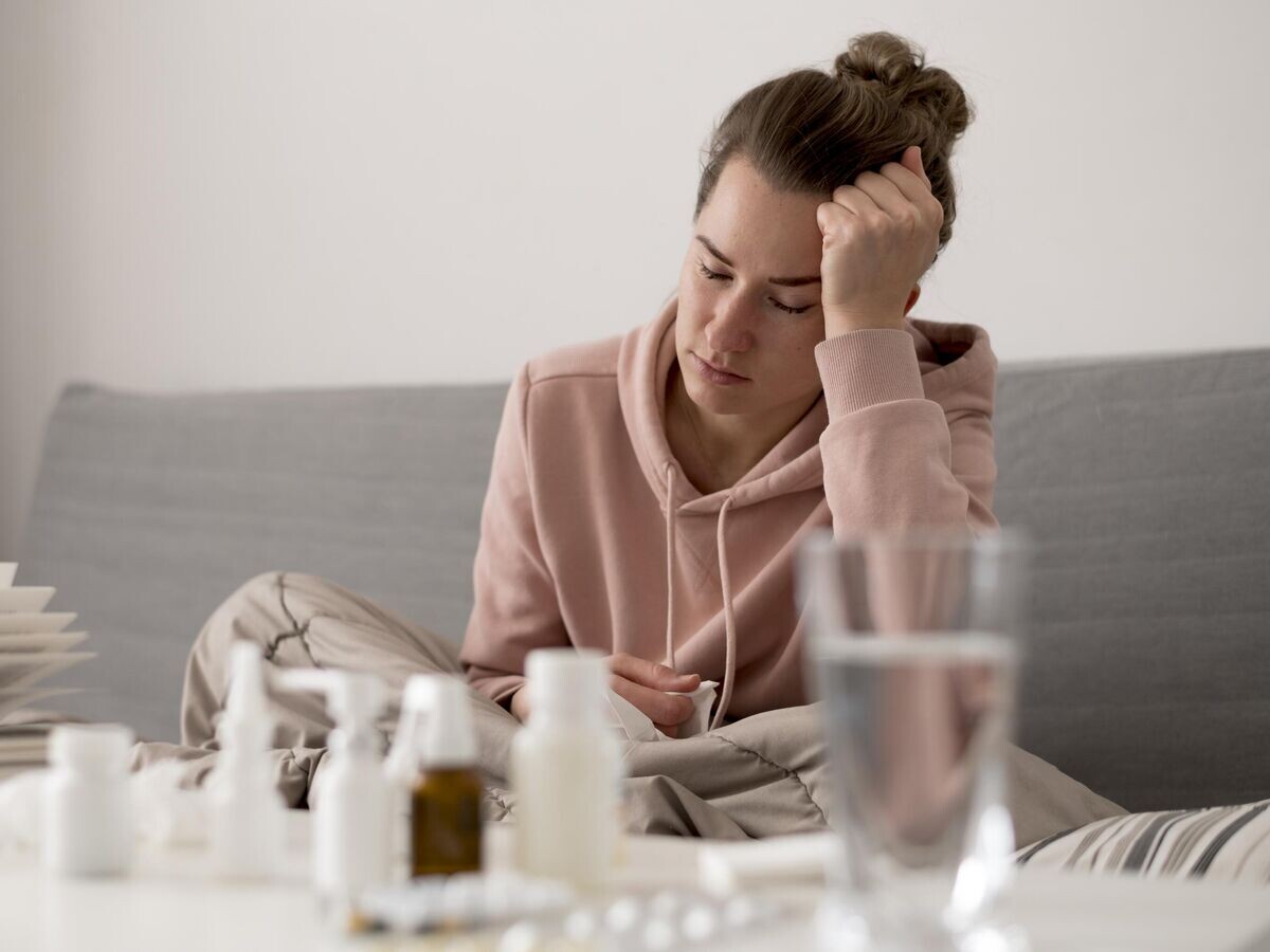    Женщина с простудой | © Freepik