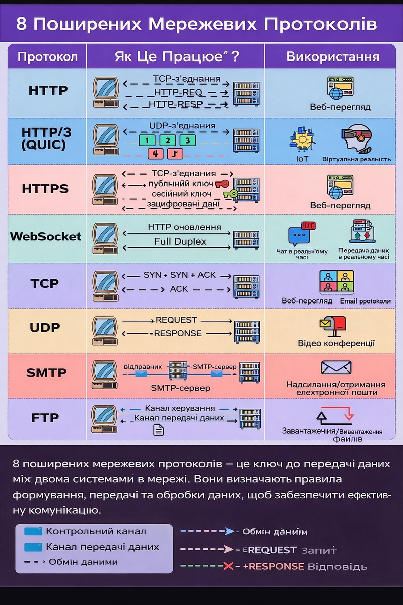 8 сетевых протоколов о которых интересно узнать каждому