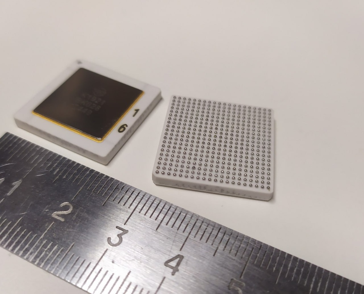 Вид на шарики BGA400