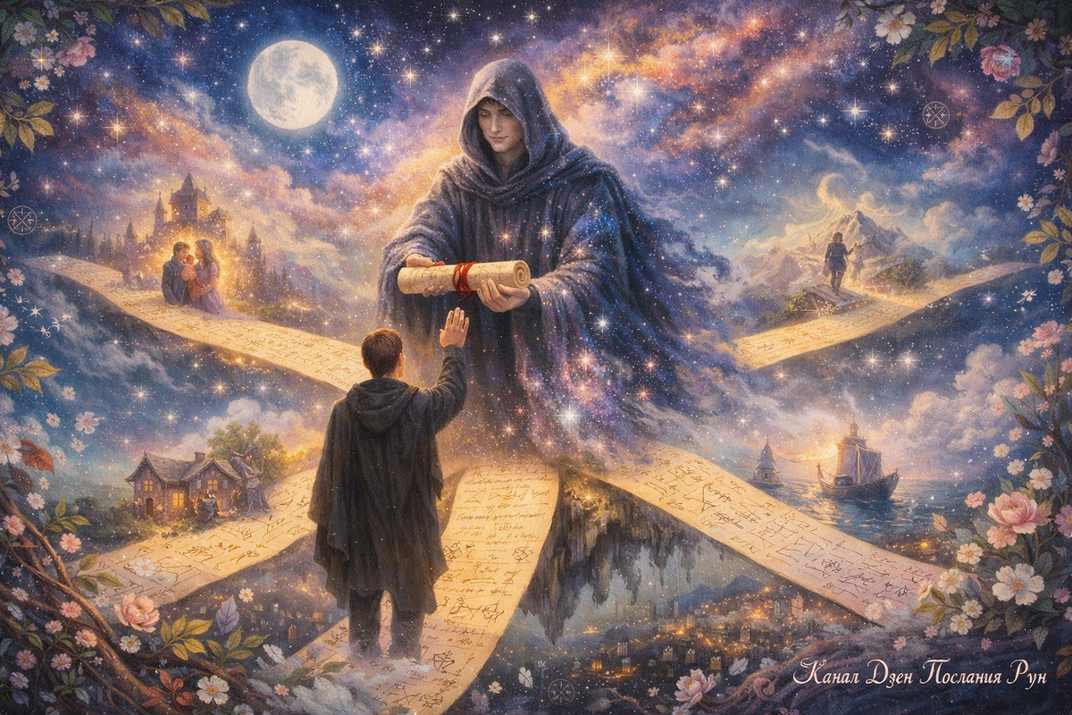 Послание Ангела Хранителя на ближайший поворот судьбы ✨
Рунический расклад «Свиток у вашего порога» — знак, который приходит именно сейчас. Услышьте подсказку, прежде чем сделать важный шаг.