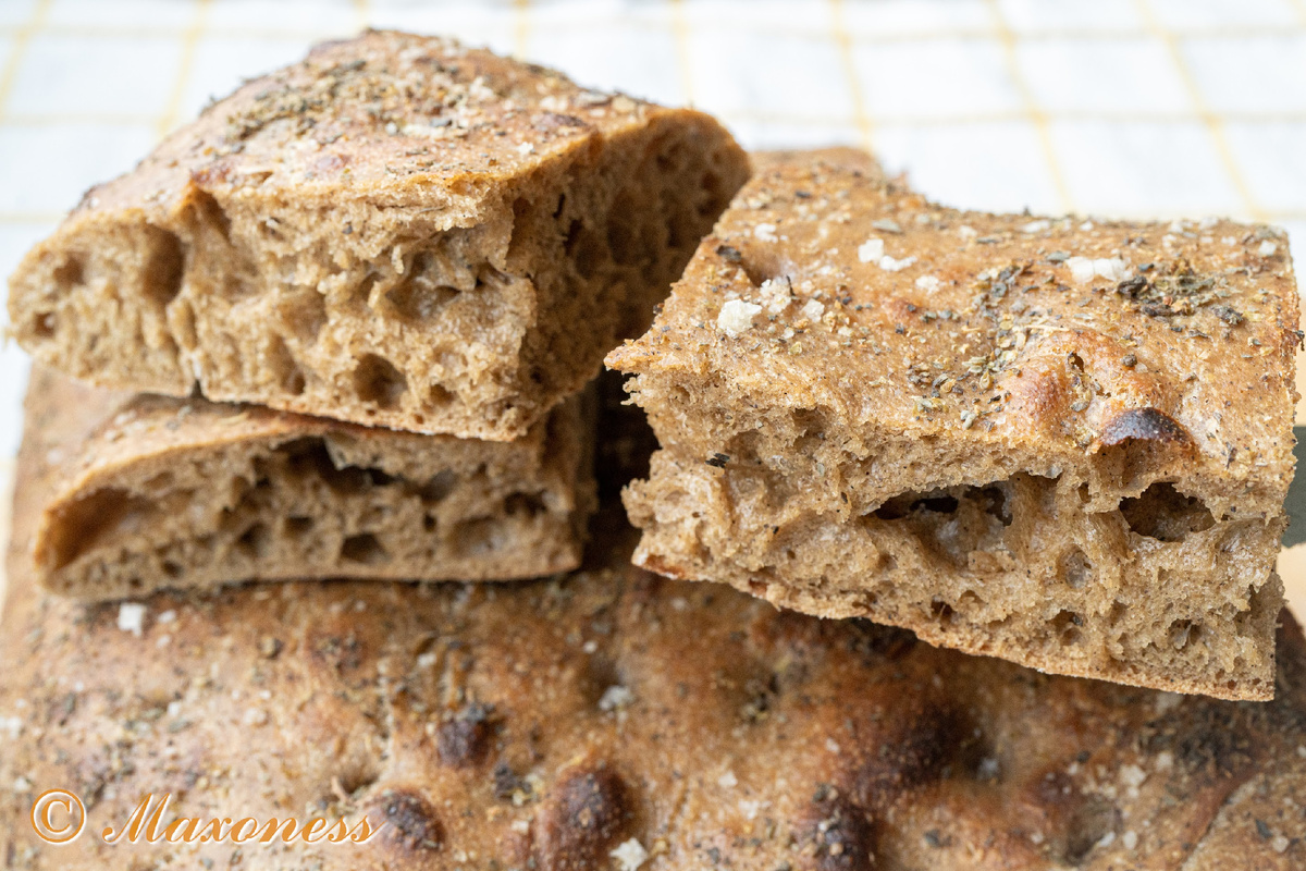 Ржаная фокачча на закваске