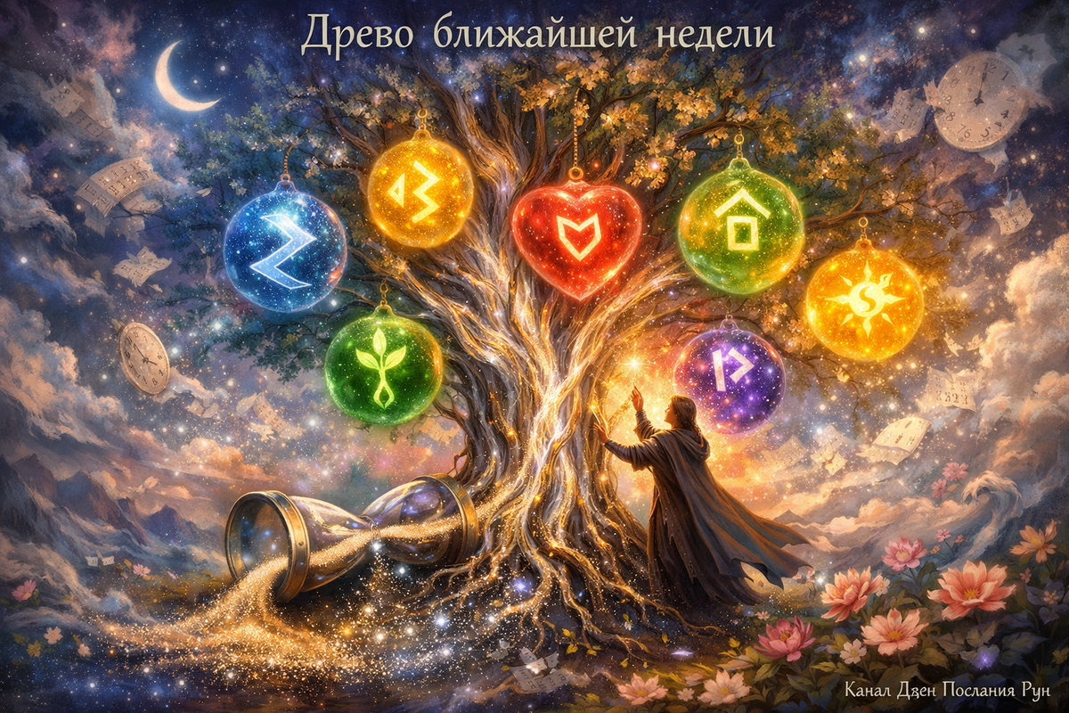 Рунический расклад в образе Древа: гадание на рунах о том, какие плоды принесёт грядущая неделя — в работе, деньгах, доме и личной жизни. Посмотрите, какие энергии уже созрели и готовы проявиться.