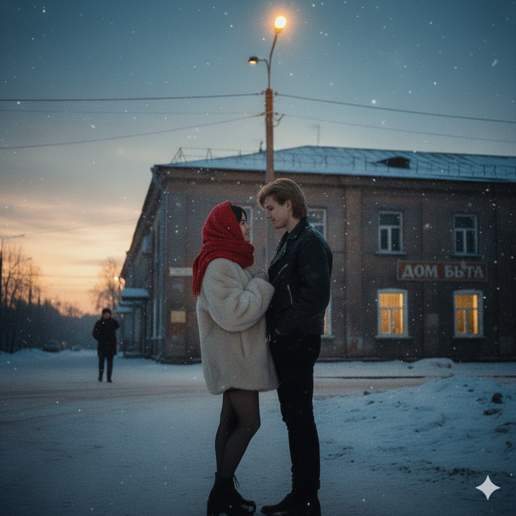 Мы решили встретиться у Дома быта.