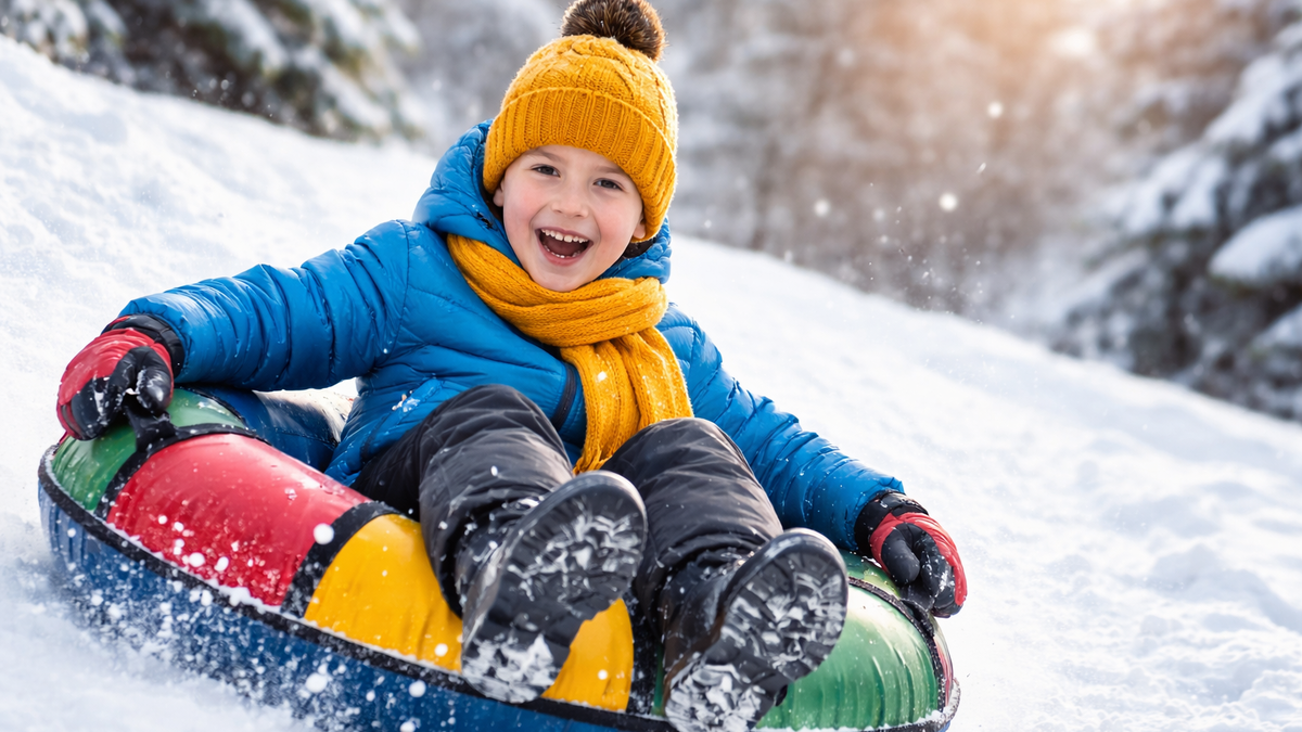     Веселое катание с горки должно быть безопасным. Фото: ChatGPT.