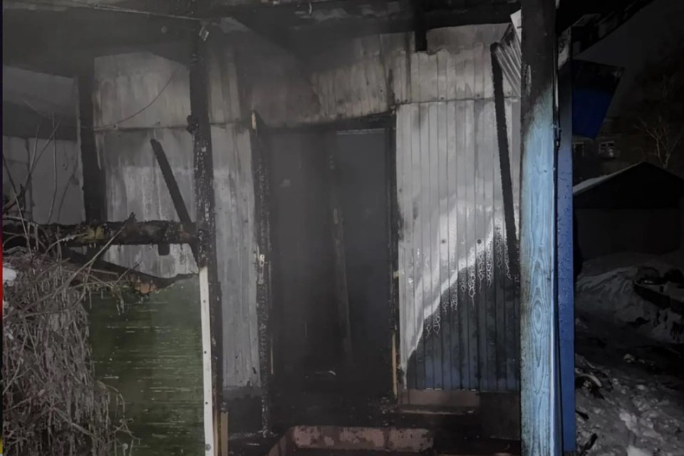    В пожаре погибли два человека.