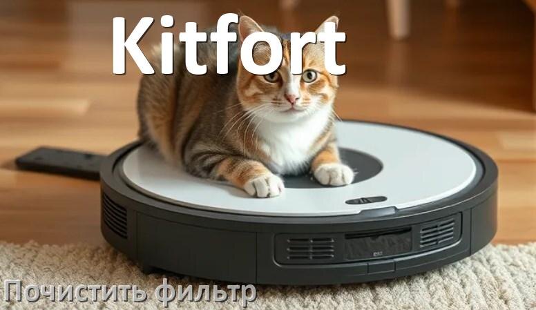 
Как мыть фильтр на роботе пылесосе Kitfort и чем почистить его