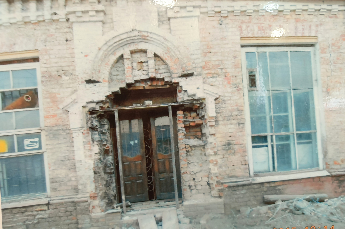 Фото на стенде в музее 