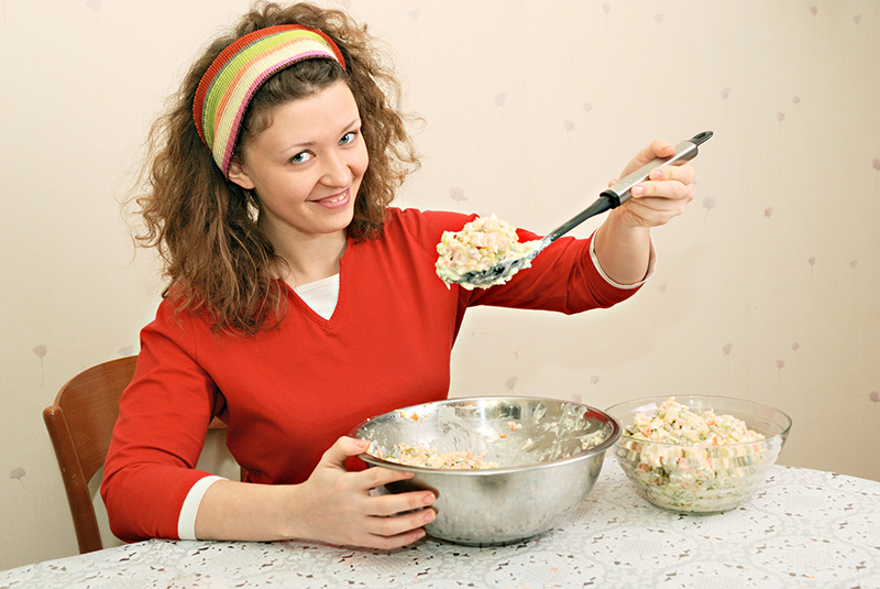 Россия: смешные анекдоты про салат Оливье. Фото из Яндекс картинки