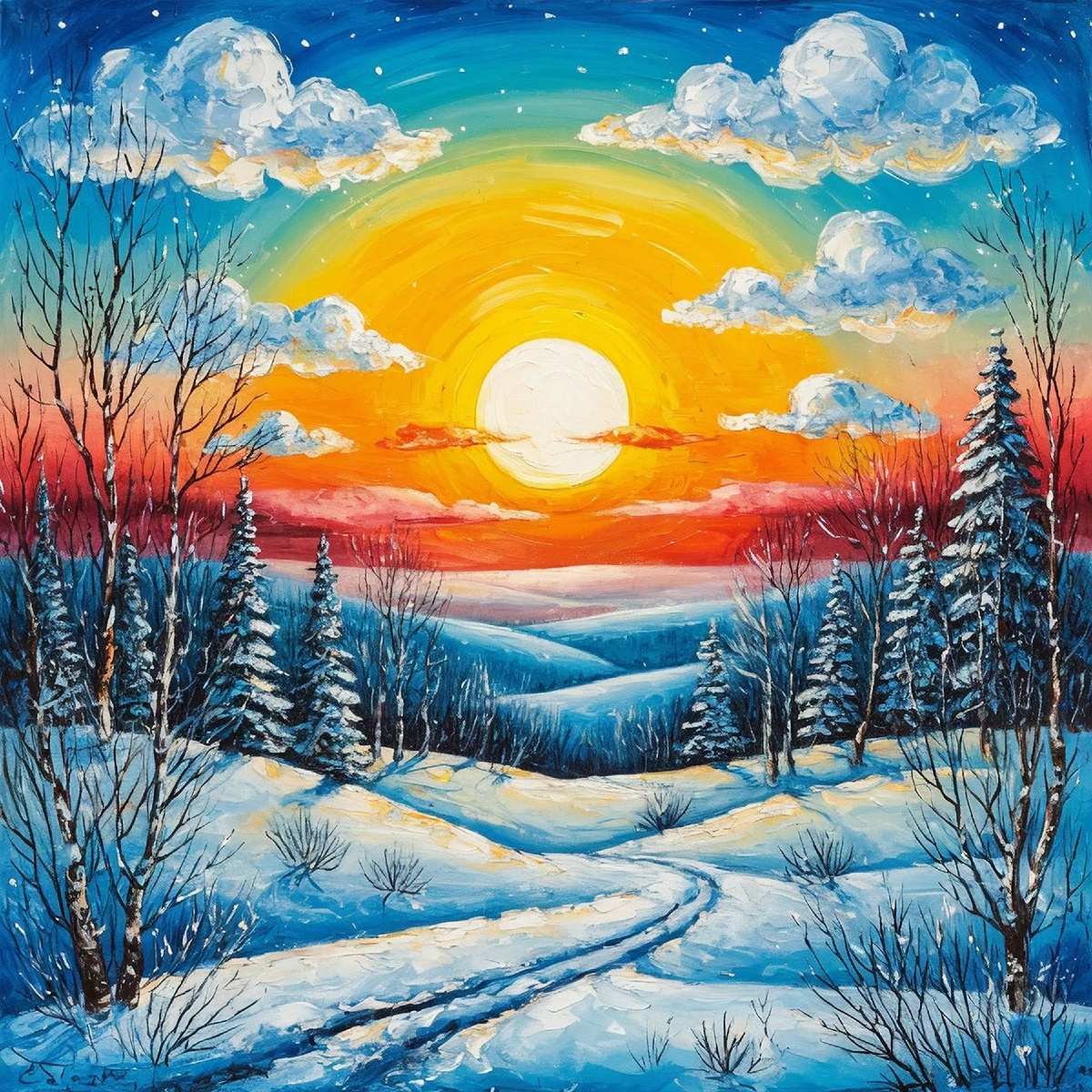 Обложка к альбому "Время зимы"