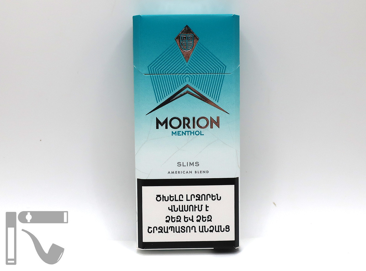 Сигареты Morion Menthol. Фото: © канал "Уголок Курильщика"