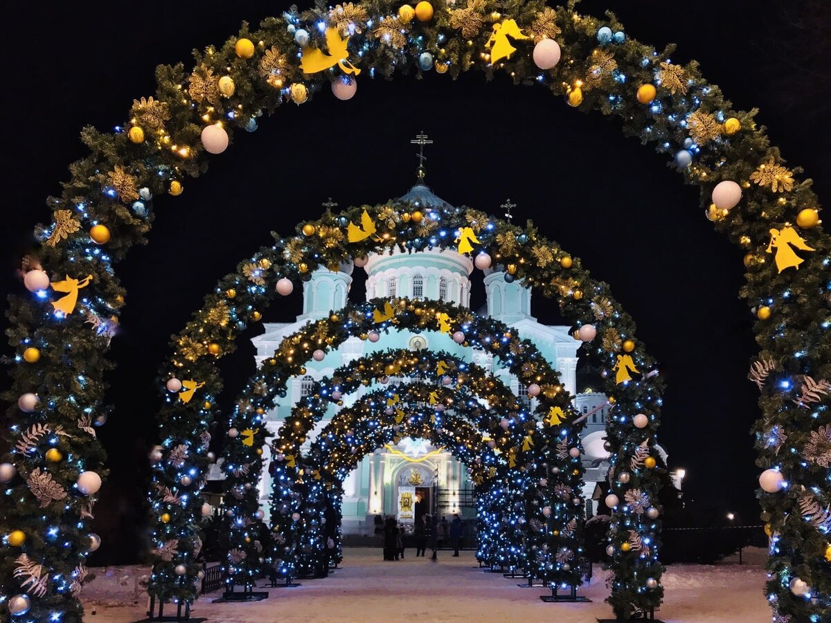 Дивеево в Рождество.