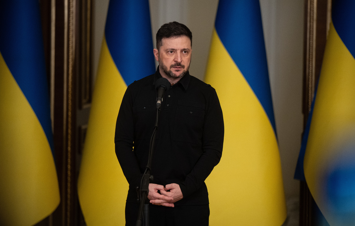    Владимир Зеленский  Danylo Antoniuk/Anadolu via Getty Images