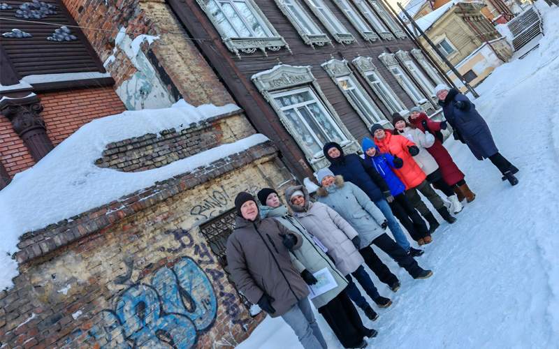 Томские педагоги открыли год экскурсией по историческому центру города