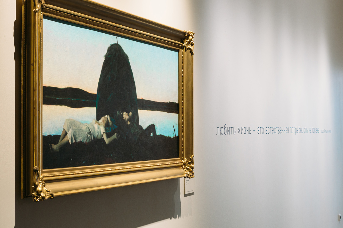    Экспозиция выставки «Саврасов и тишина»