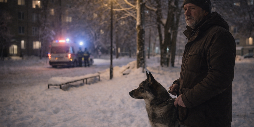 Собака разбудила хозяина среди ночи и вывела во двор. Там оказалось не только дерево и луна