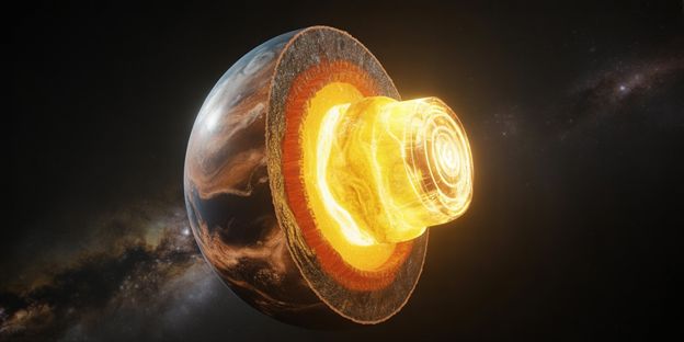 Жидкость внутри твёрдого: ядро Земли оказалось в состоянии, которого не должно существовать